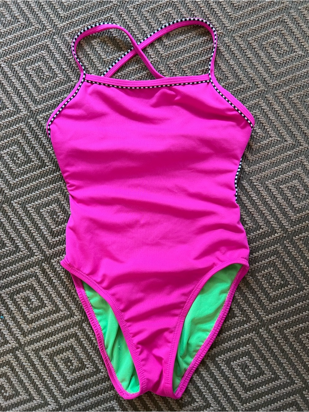 Dolfin Uglies Diver Back Tie Back One-Piece Swimsuit